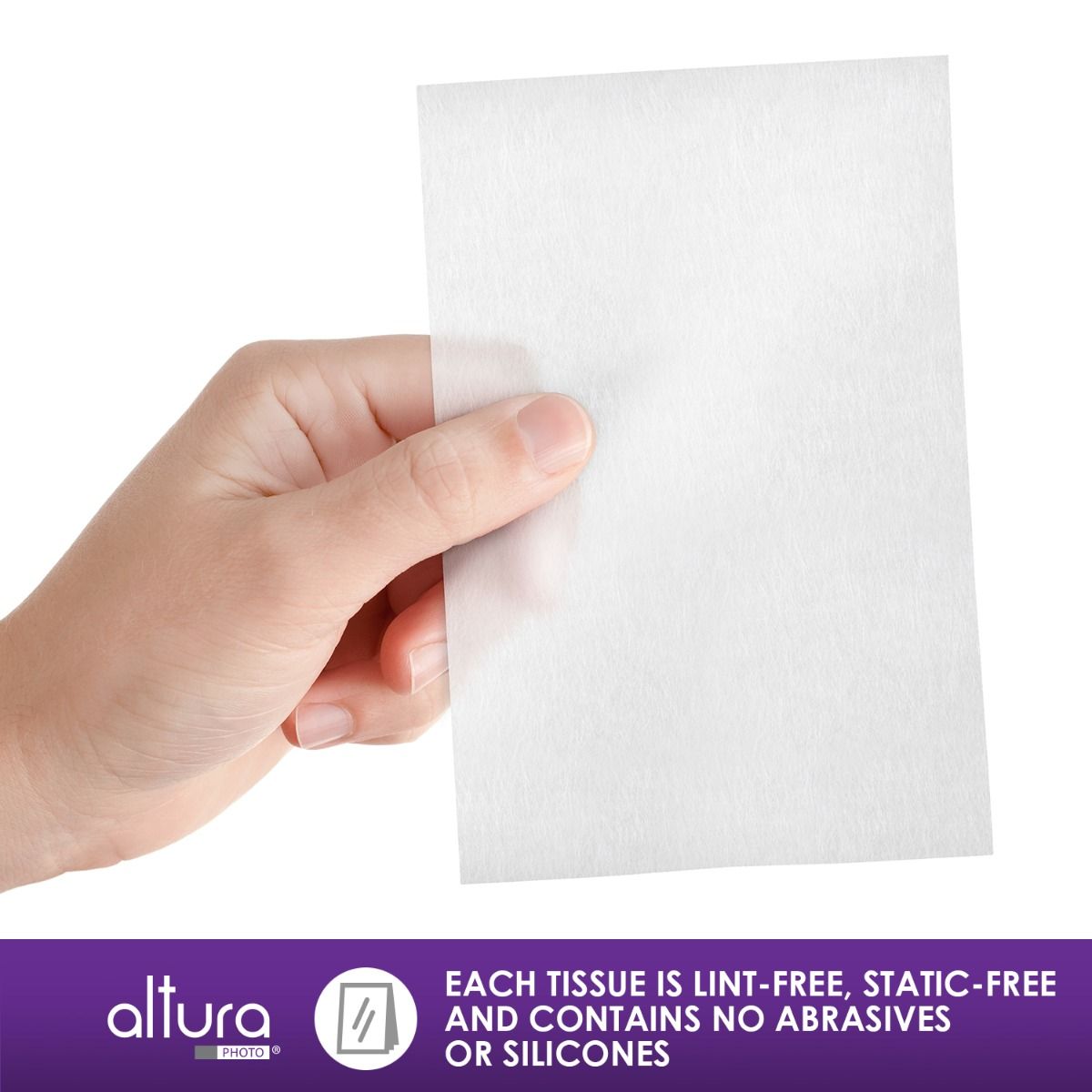 250 Sheets / 5 Booklets) - Altura Photo Lens Cleaning Tissue Paper