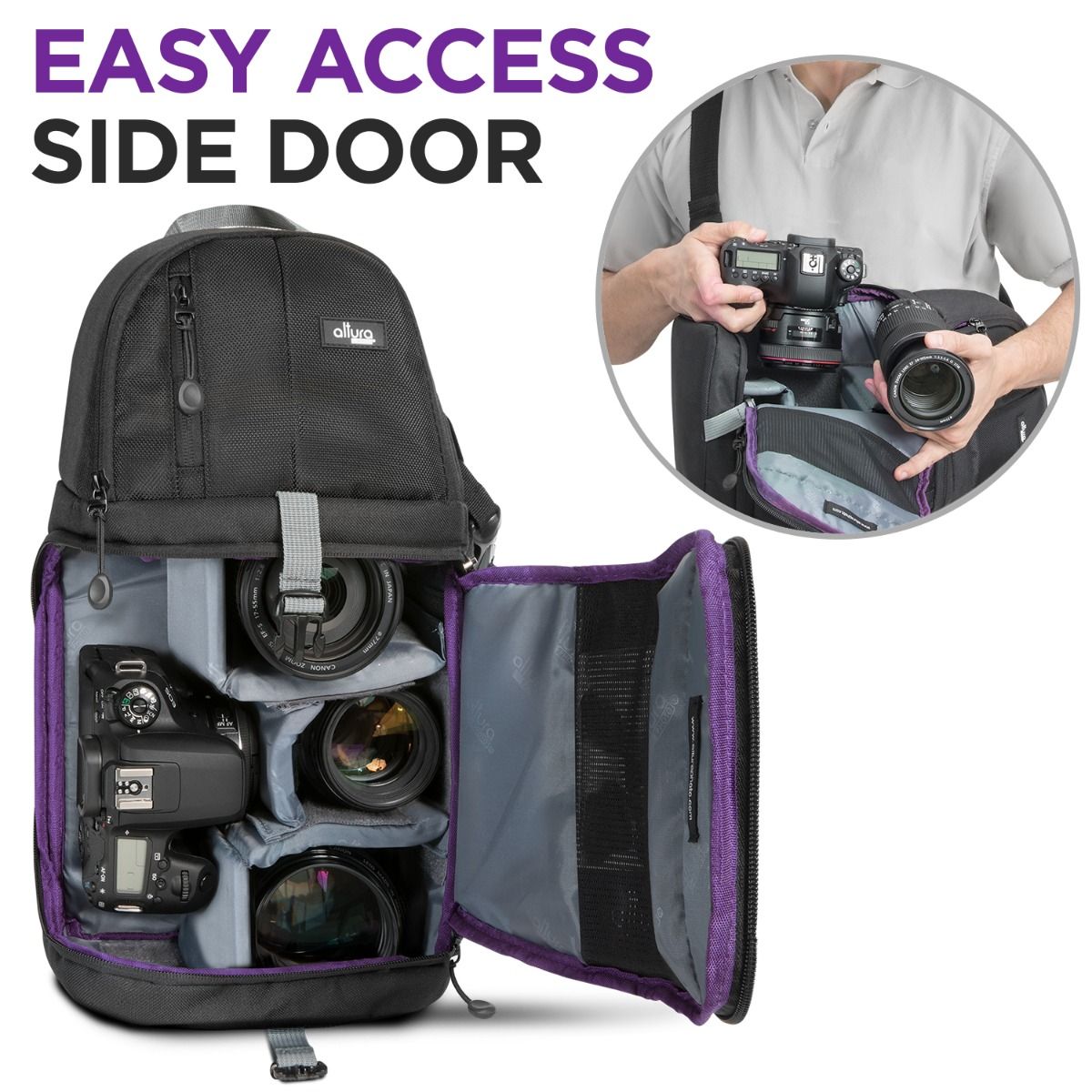 Easy Access Camera Backpack | escapeauthority.com