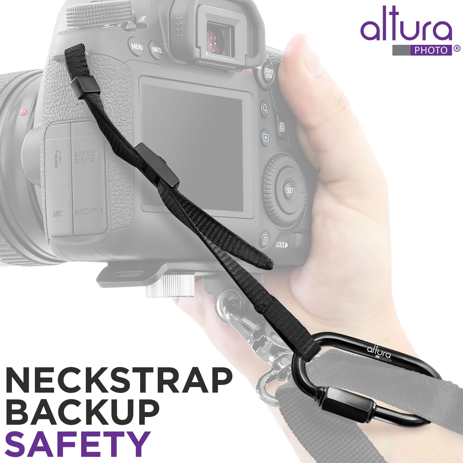 One-of-a-kind SNAPSHOT Camera Strap airborne by 