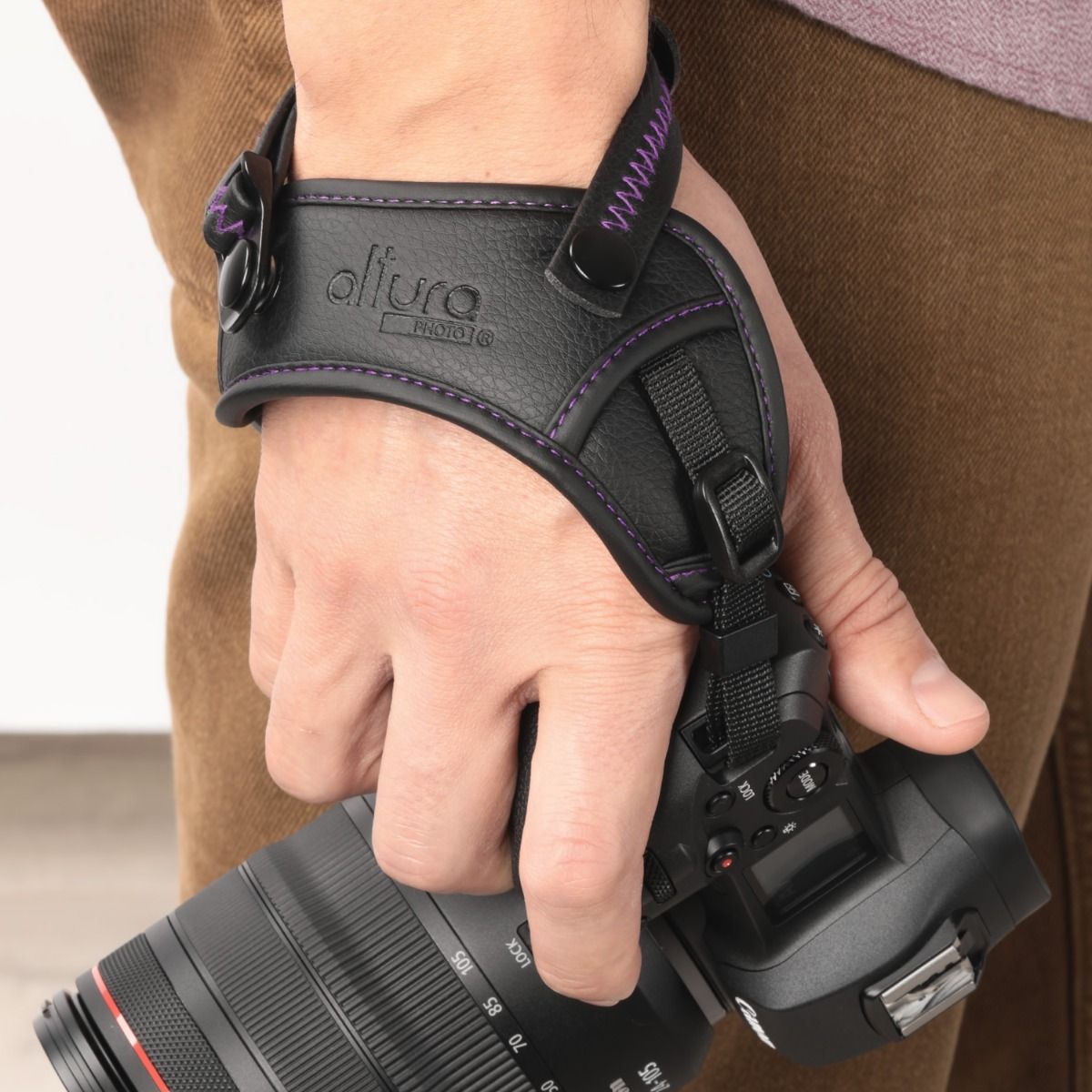 Camera Hand Strap - Rapid Fire Secure Grip Padded Wrist Strap Stabilizer by  Altura Photo for DSLR and Mirrorless Cameras