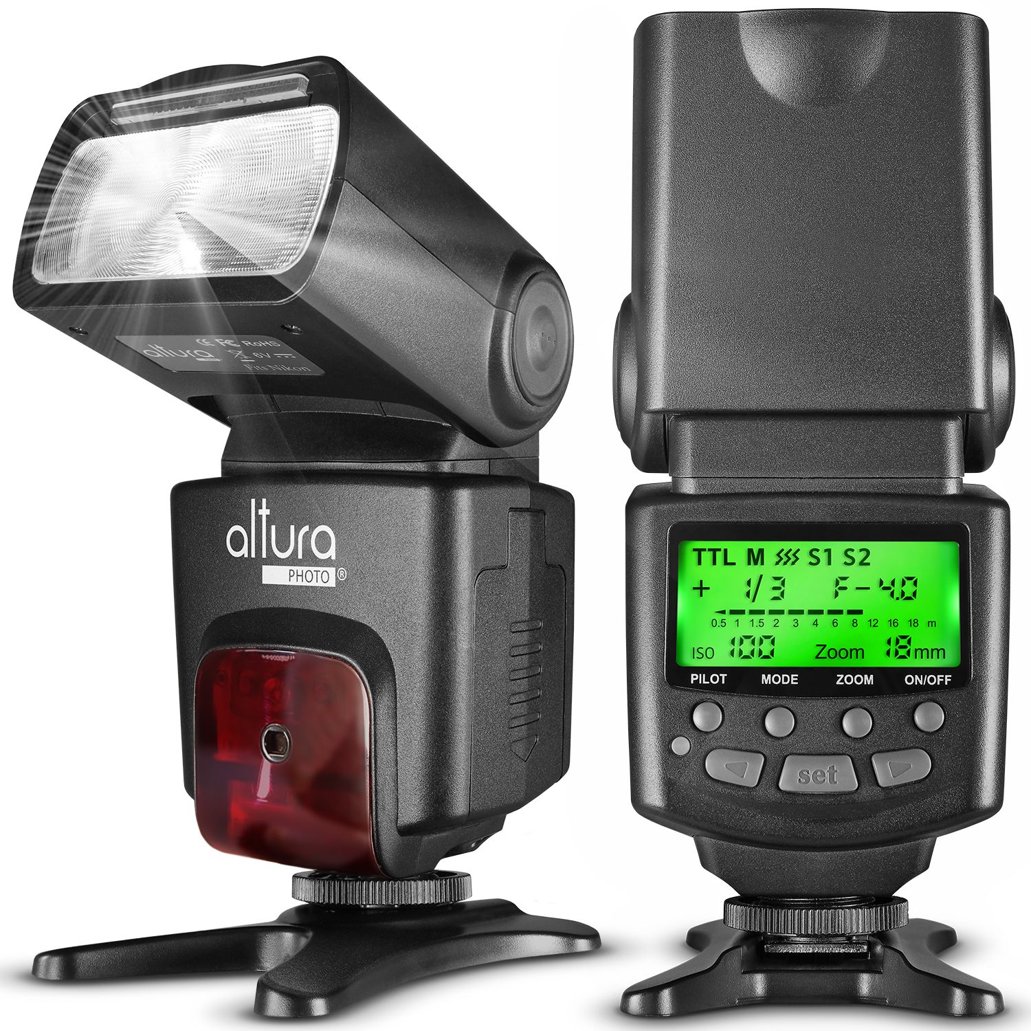 Altura Photo Professional I-TTL Auto-Focus Dedicated Nikon Flash
