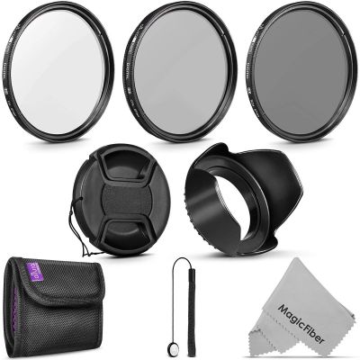 67MM Altura Photo UV CPL ND4 Professional Lens Filter Kit and Accessory Set for Canon, Nikon, Sigma and Tamron Lenses with a 67mm Filter Size