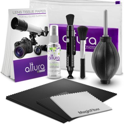 Altura Photo Professional Cleaning Kit DSLR Cameras Sensitive Electronics Bundle Altura Photo 2oz All Natural Cleaning Solution
