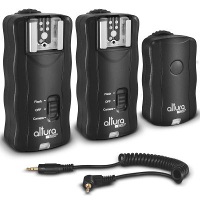 Wireless flash trigger and remote 2 pack